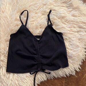 O'Neill Navy Ruched Camisole Top
